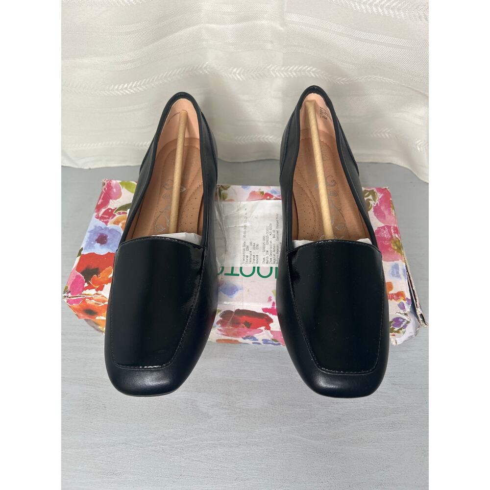Mootsies Tootsies Edith Moc Toe Loafers Black Womens Size 10M - Picture 2 of 15